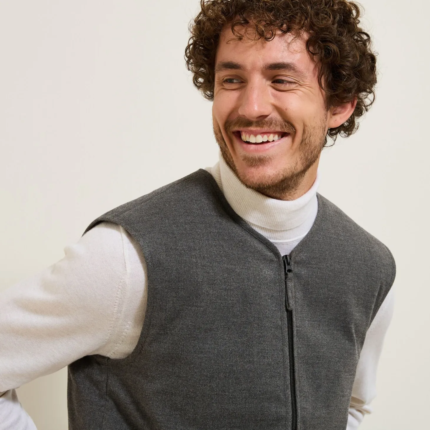 Hot Flanellen gilet Kostuumgilet