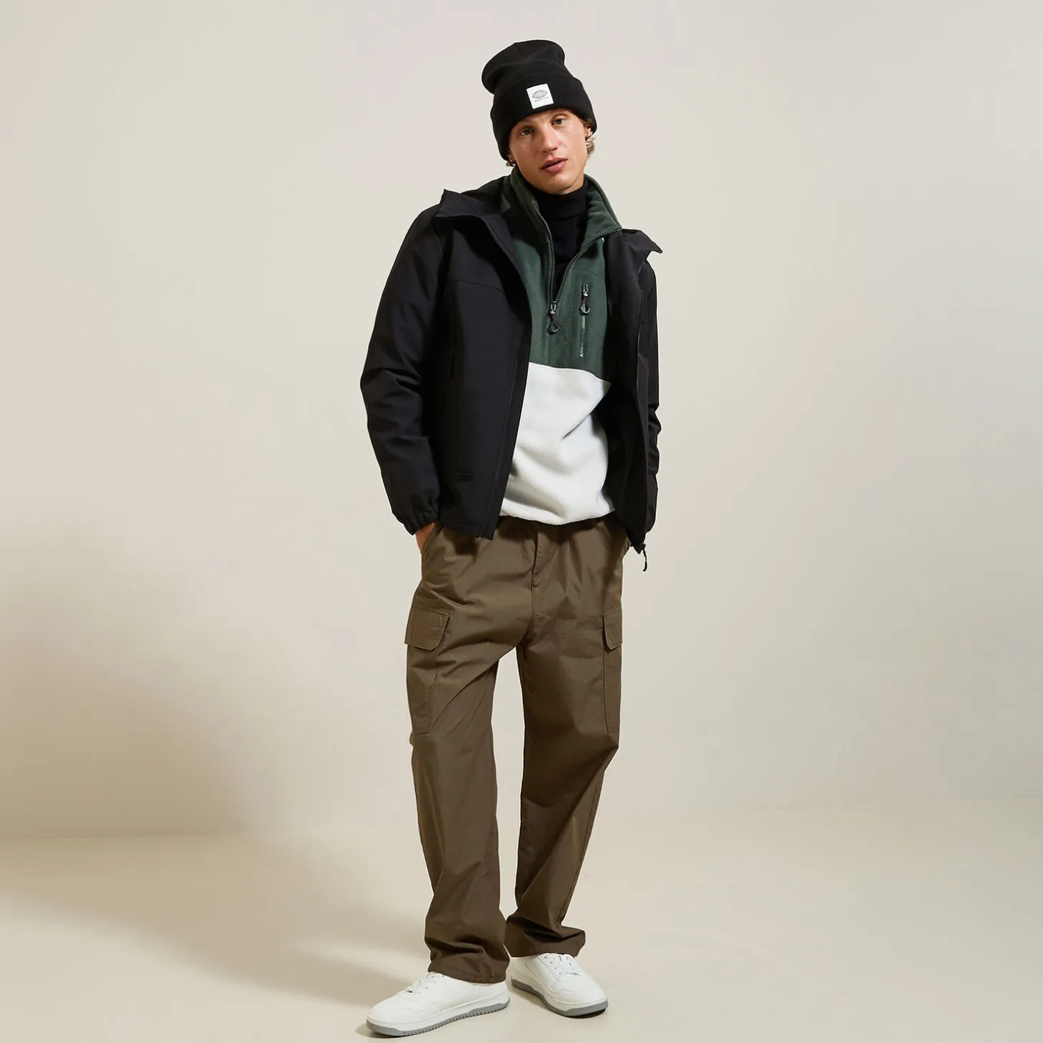 Best Fleecesweater met opstaande ritskraag Sweater