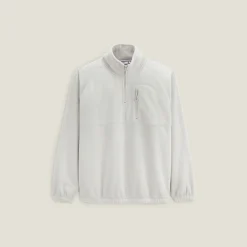 Best Sale Fleecesweater met opstaande ritskraag Sweater