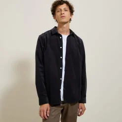 Online Fluwelen overhemd Overhemd