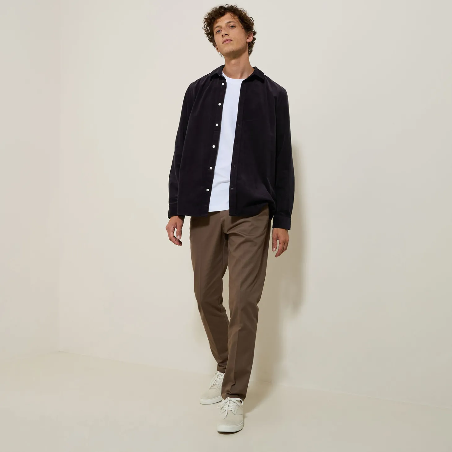 Online Fluwelen overhemd Overhemd