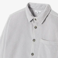 Sale Fluwelen overhemdjas met hemdskraag Overshirt|Overhemd