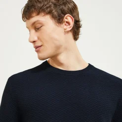 New Gemêleerde fantasie trui met ronde hals Trui