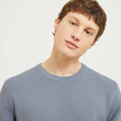 Store Gemêleerde fantasie trui met ronde hals Trui