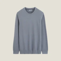 Store Gemêleerde fantasie trui met ronde hals Trui