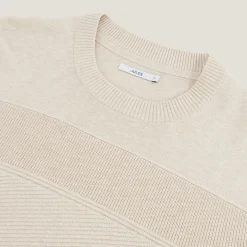 Online Gemêleerde trui met ronde hals, effen kleur Trui