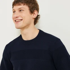 Best Gemêleerde trui met ronde hals, effen kleur Trui