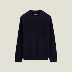 Best Gemêleerde trui met ronde hals, effen kleur Trui