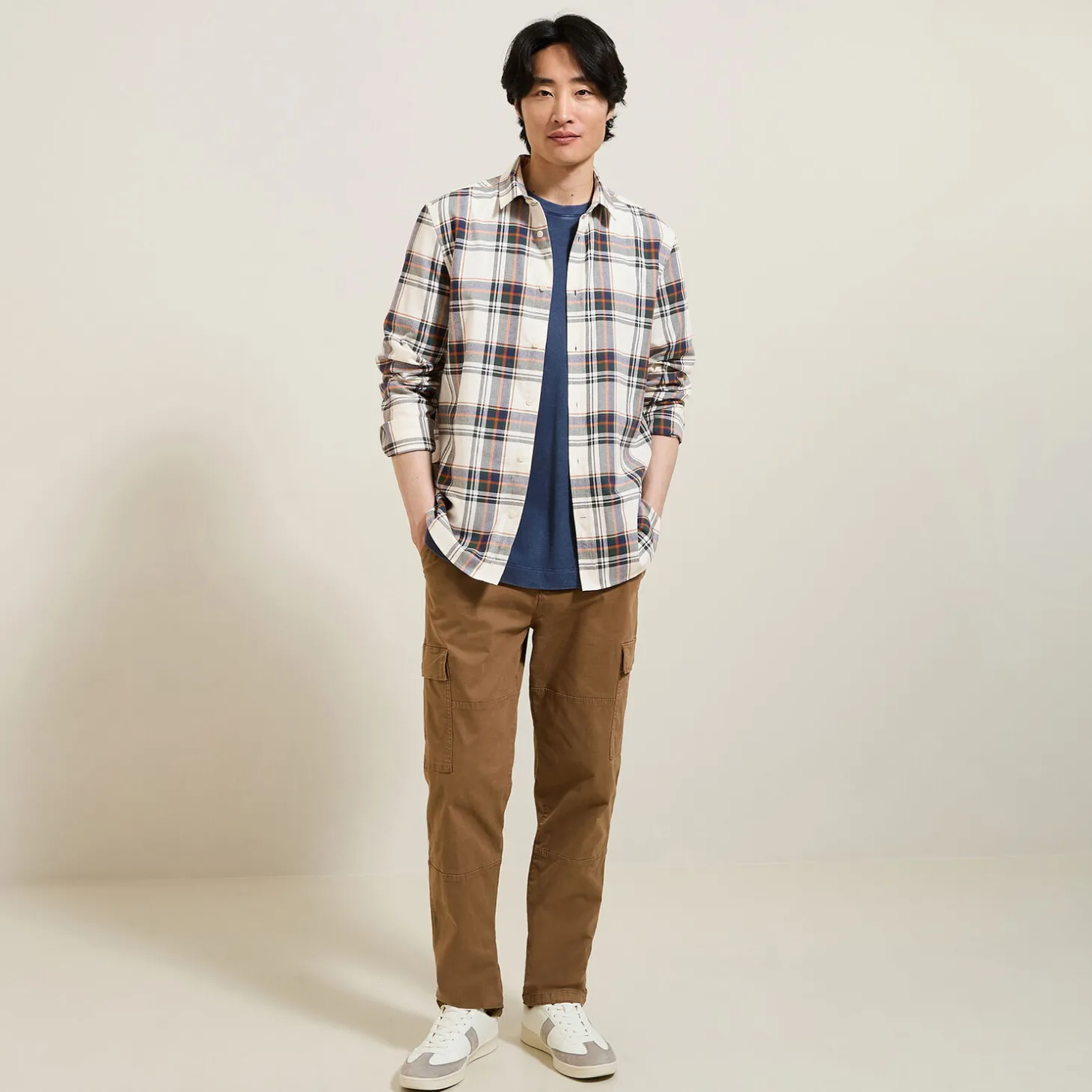 New Geruit flanellen overhemd Overhemd