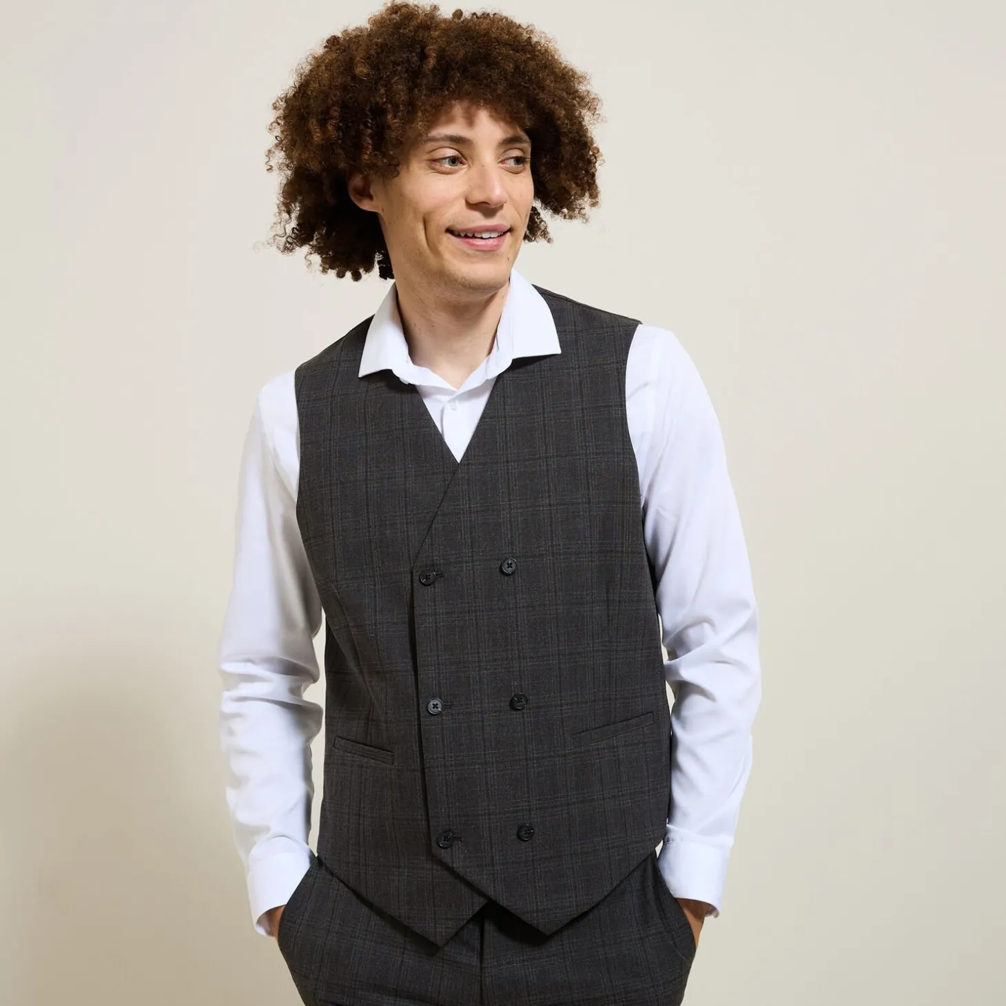 Discount Geruit kostuumgilet Kostuumgilet