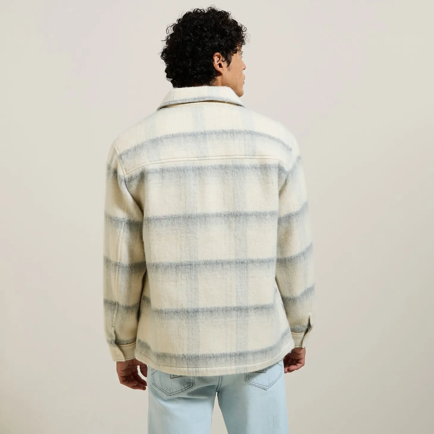 Clearance Geruit overhemdjas voor tussenseizoen Overshirt|Mantel & Jack