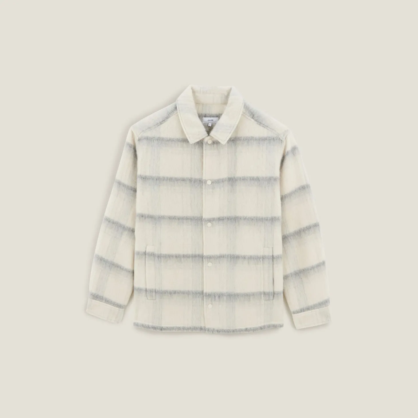 Clearance Geruit overhemdjas voor tussenseizoen Overshirt|Mantel & Jack