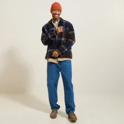 Fashion Geruite overhemd met sherpavoering Mantel & Jack|Overshirt