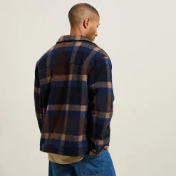 Fashion Geruite overhemd met sherpavoering Mantel & Jack|Overshirt