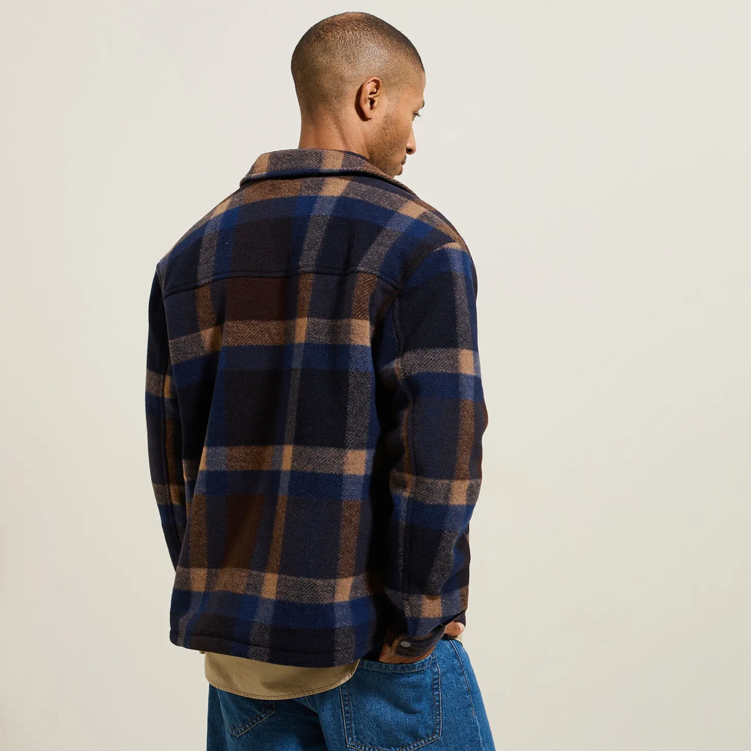 Fashion Geruite overhemd met sherpavoering Mantel & Jack|Overshirt