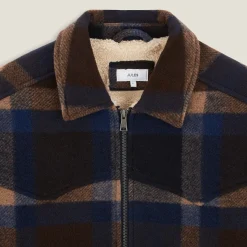 Fashion Geruite overhemd met sherpavoering Mantel & Jack|Overshirt