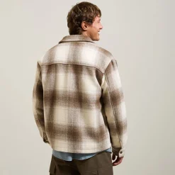 Flash Sale Geruite overhemd met sherpavoering Overshirt|Mantel & Jack