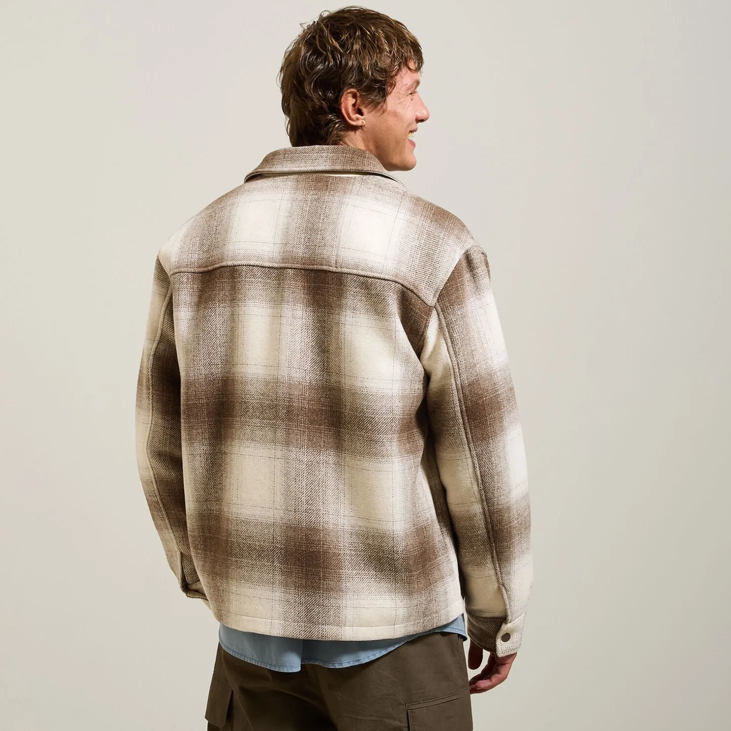 Flash Sale Geruite overhemd met sherpavoering Overshirt|Mantel & Jack