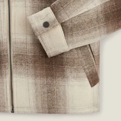 Flash Sale Geruite overhemd met sherpavoering Overshirt|Mantel & Jack