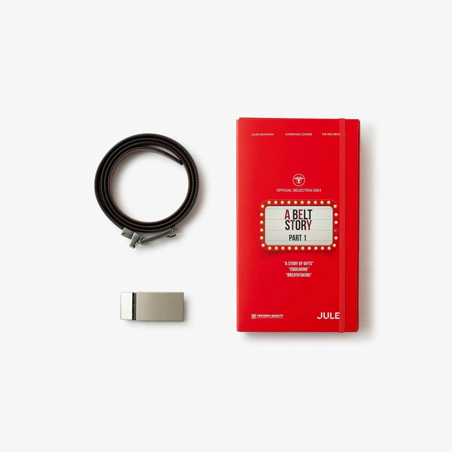 Store Geschenkbox Engelse versie omkeerbare riem Riem & Bretellen|Riem & Bretellen