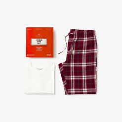 Fashion Geschenkbox Engelse versie flanellen pyjamaset Pyjama
