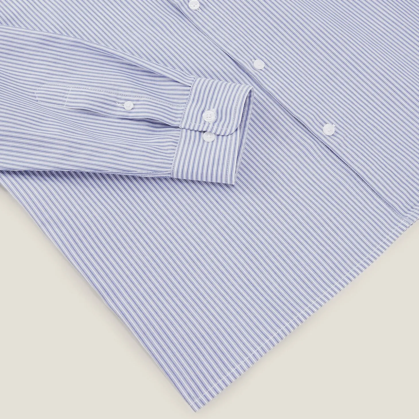 Cheap Gestreept hemd in katoen Formele Overhemden|Overhemd