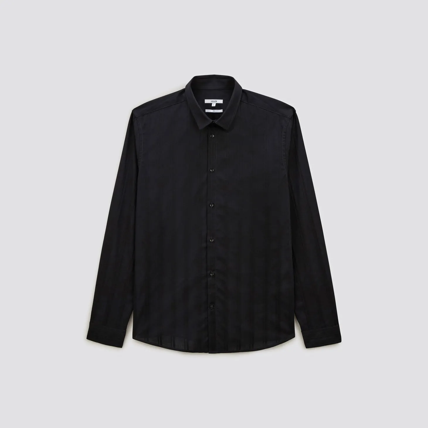 Clearance Gestreept hemd in satijnkatoen Formele Overhemden|Overhemd