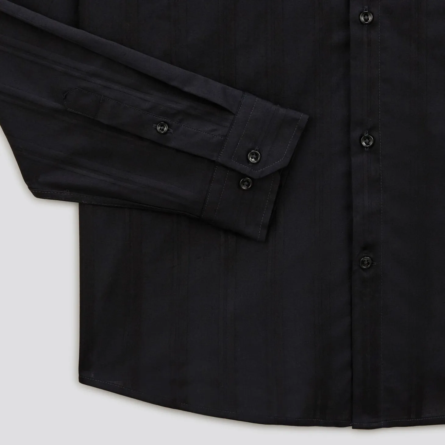 Clearance Gestreept hemd in satijnkatoen Formele Overhemden|Overhemd