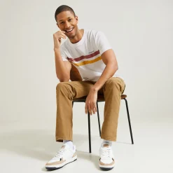 New Gestreept T-shirt met print T-shirt