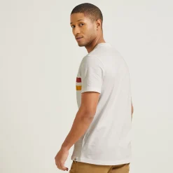 New Gestreept T-shirt met print T-shirt