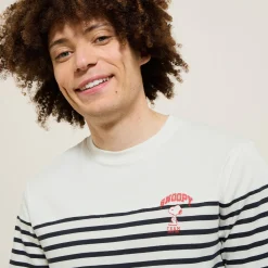 Sale Gestreept t-shirt Peanuts-licentie T-shirt