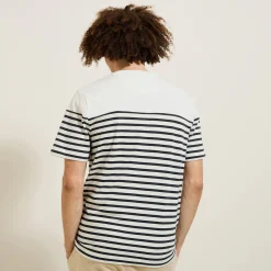 Sale Gestreept t-shirt Peanuts-licentie T-shirt