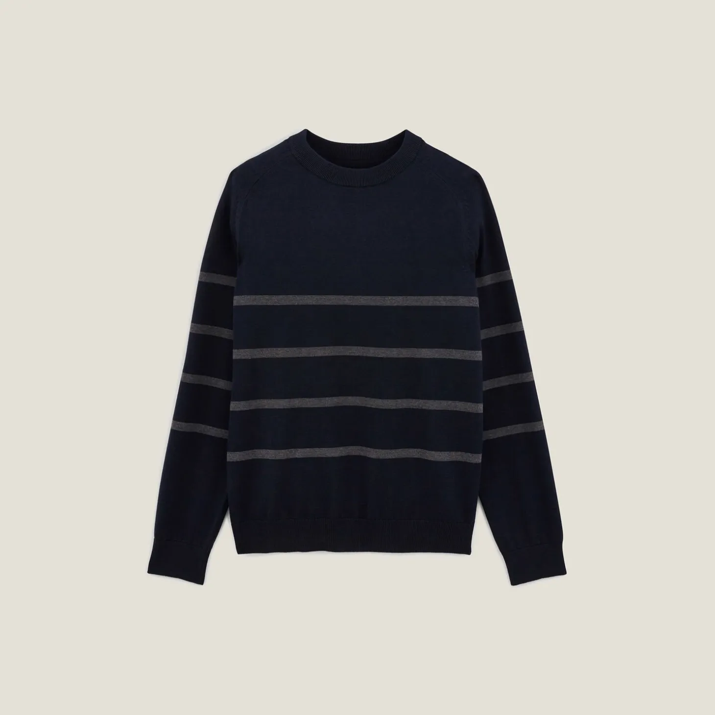 Outlet Gestreepte trui met ronde hals Trui
