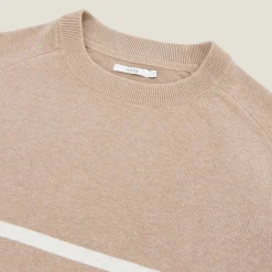 Store Gestreepte trui met ronde hals Trui