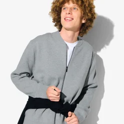 Store Gilet met rits en sportkraag, assortiment performa Heren Gebreide Vesten Heren