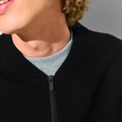 Sale Gilet met rits en sportkraag, assortiment performa Heren Gebreide Vesten Heren