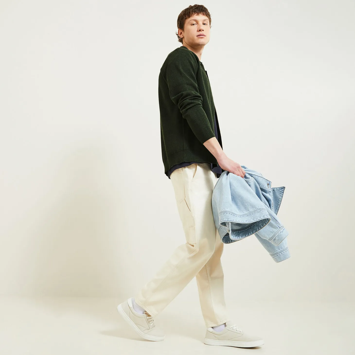 Fashion Giletvestje met hemdskraag Heren Gebreide Vesten Heren|Trui