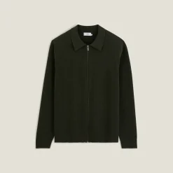 Fashion Giletvestje met hemdskraag Heren Gebreide Vesten Heren|Trui