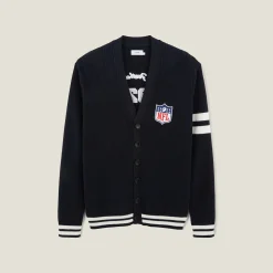 Store Giletvestje met knopen NFL-licentie Heren Gebreide Vesten Heren