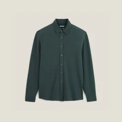 New Hemd in effen tricot Formele Overhemden|Overhemd