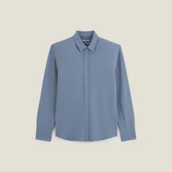 Hot Hemd in effen tricot Formele Overhemden|Overhemd