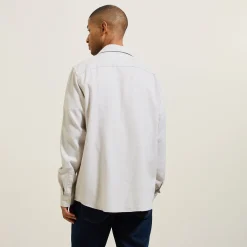 Hot Hemd in flanelkatoen met klassieke kraag Overhemd