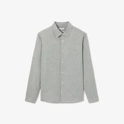 Store Hemd in flanelkatoen met klassieke kraag Overhemd