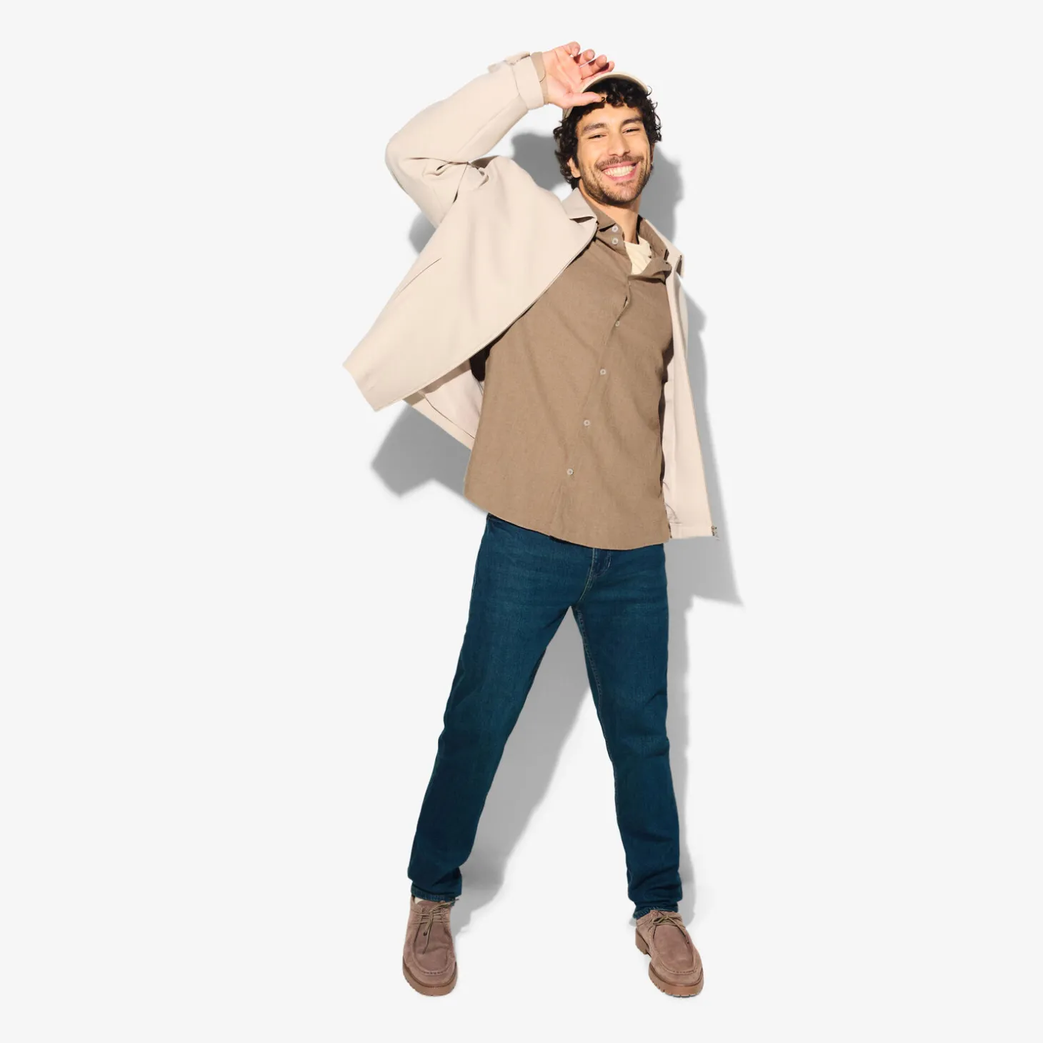 Hot Hemd in flanelkatoen met klassieke kraag Overhemd