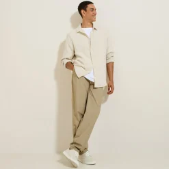 Cheap Hemd in katoengaas met klassieke kraag Overhemd