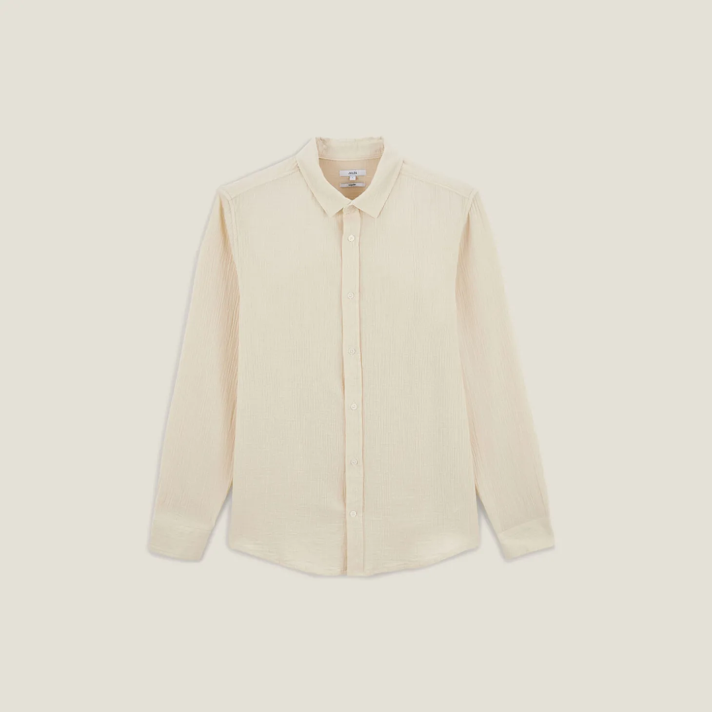 Cheap Hemd in katoengaas met klassieke kraag Overhemd