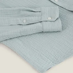 Discount Hemd in katoengaas met klassieke kraag Overhemd