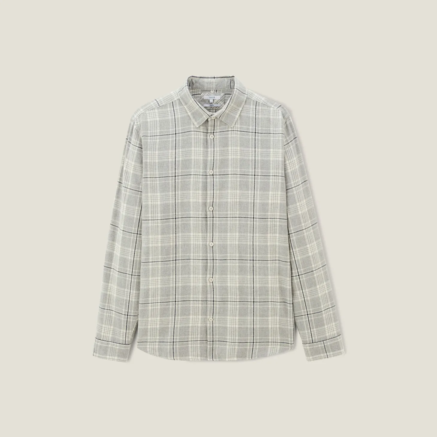 Cheap Hemd met ruitjes in flanelkatoen Overhemd