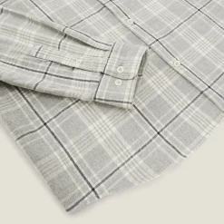 Cheap Hemd met ruitjes in flanelkatoen Overhemd