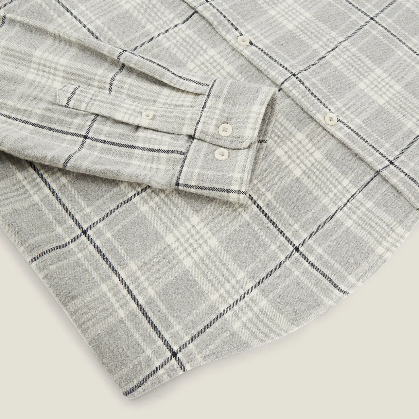 Cheap Hemd met ruitjes in flanelkatoen Overhemd